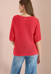 Dolman-Pullover aus Baumwollmix