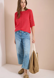 Dolman-Pullover aus Baumwollmix