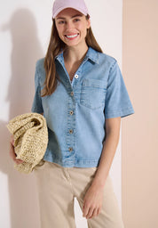 Overshirt aus Baumwollmix