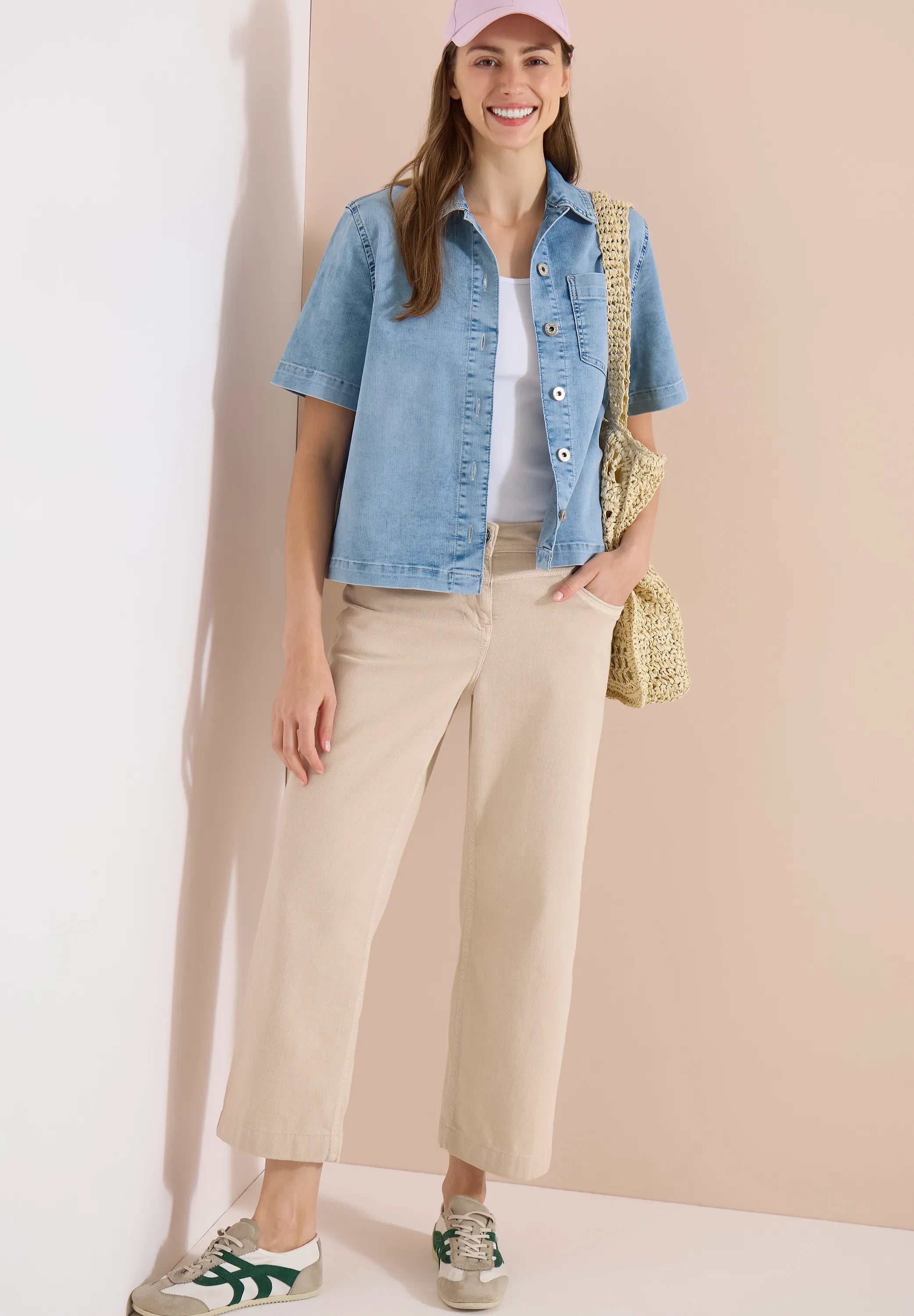 Overshirt aus Baumwollmix