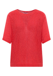 Dolman-Pullover aus Baumwollmix