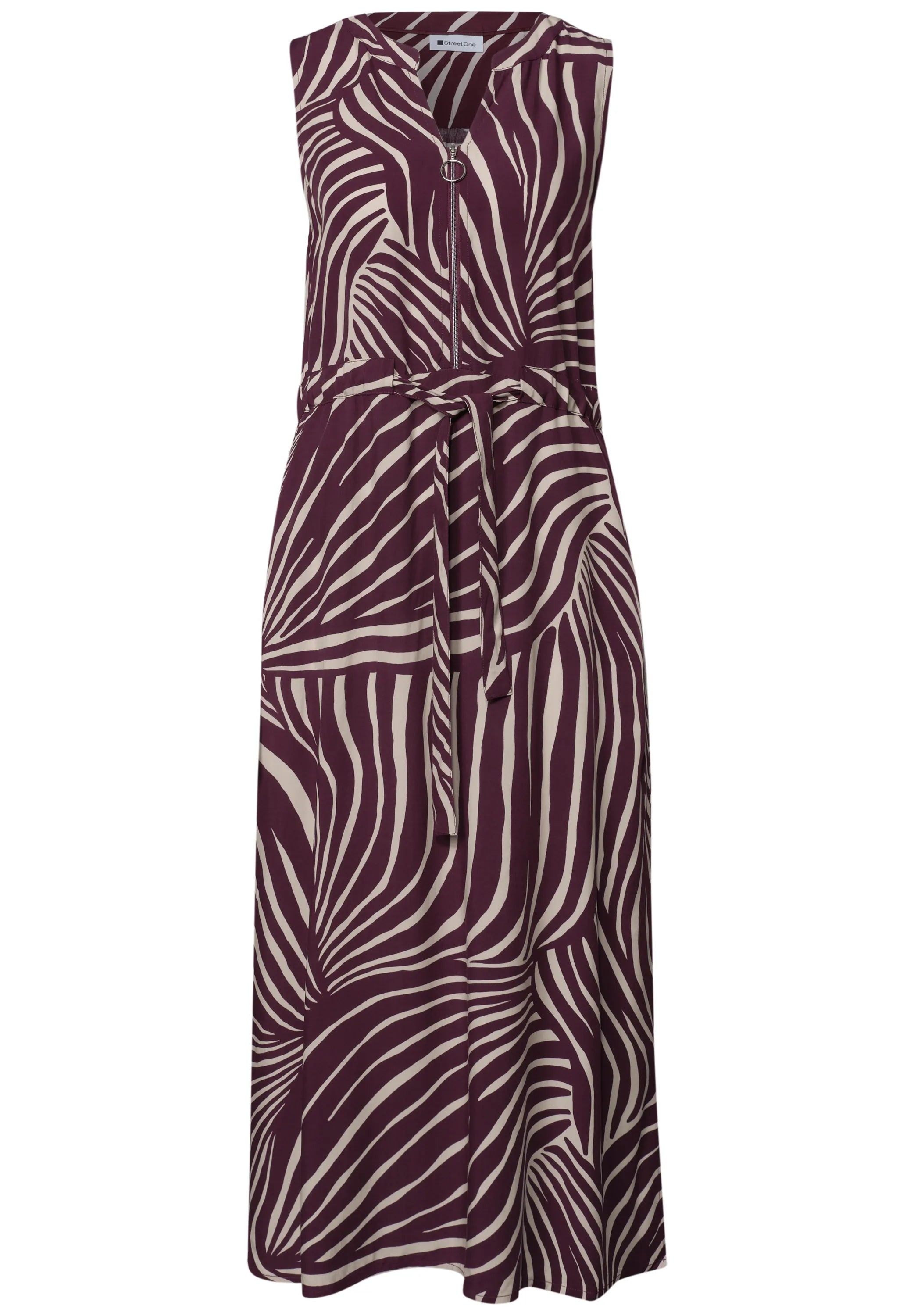 Freizeitkleid Midi mit Zipper