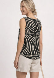 Top Regular Fit aus Viskose