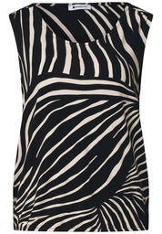 Top Regular Fit aus Viskose