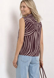 Blusentop Regular Fit mit Knoten