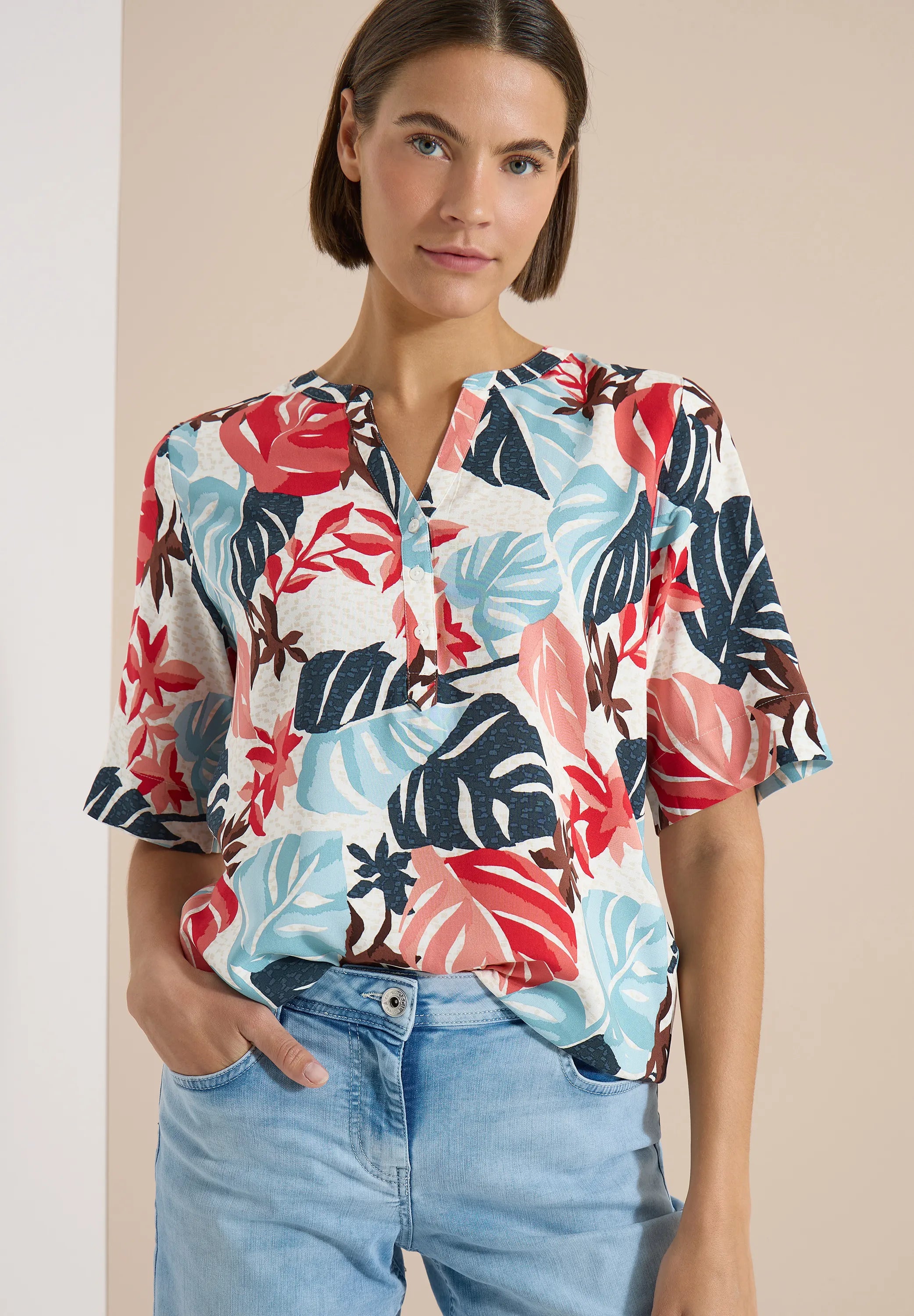 Bluse aus Viskose
