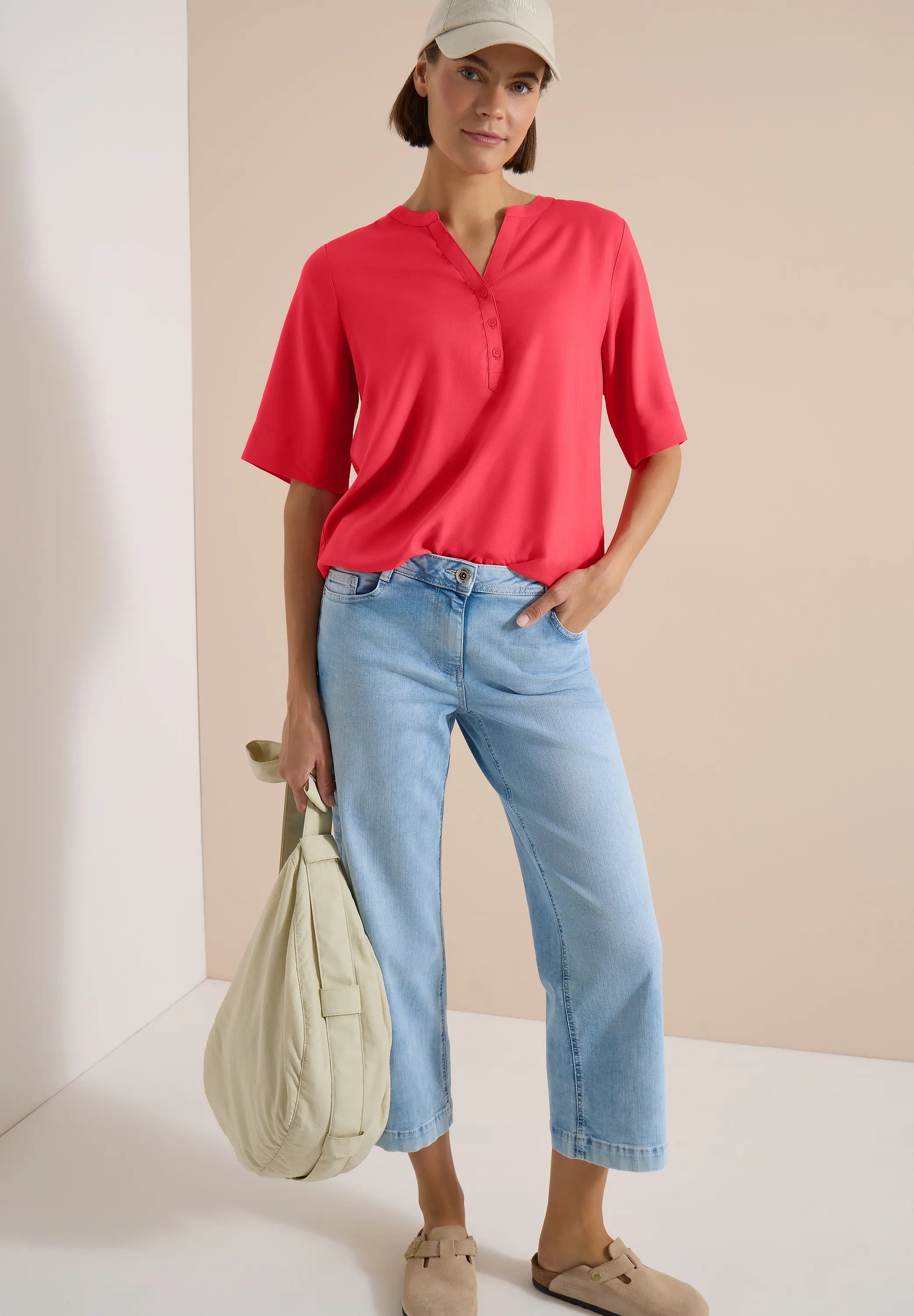 Bluse aus Viskose