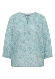 Tunika-Bluse aus Baumwolle