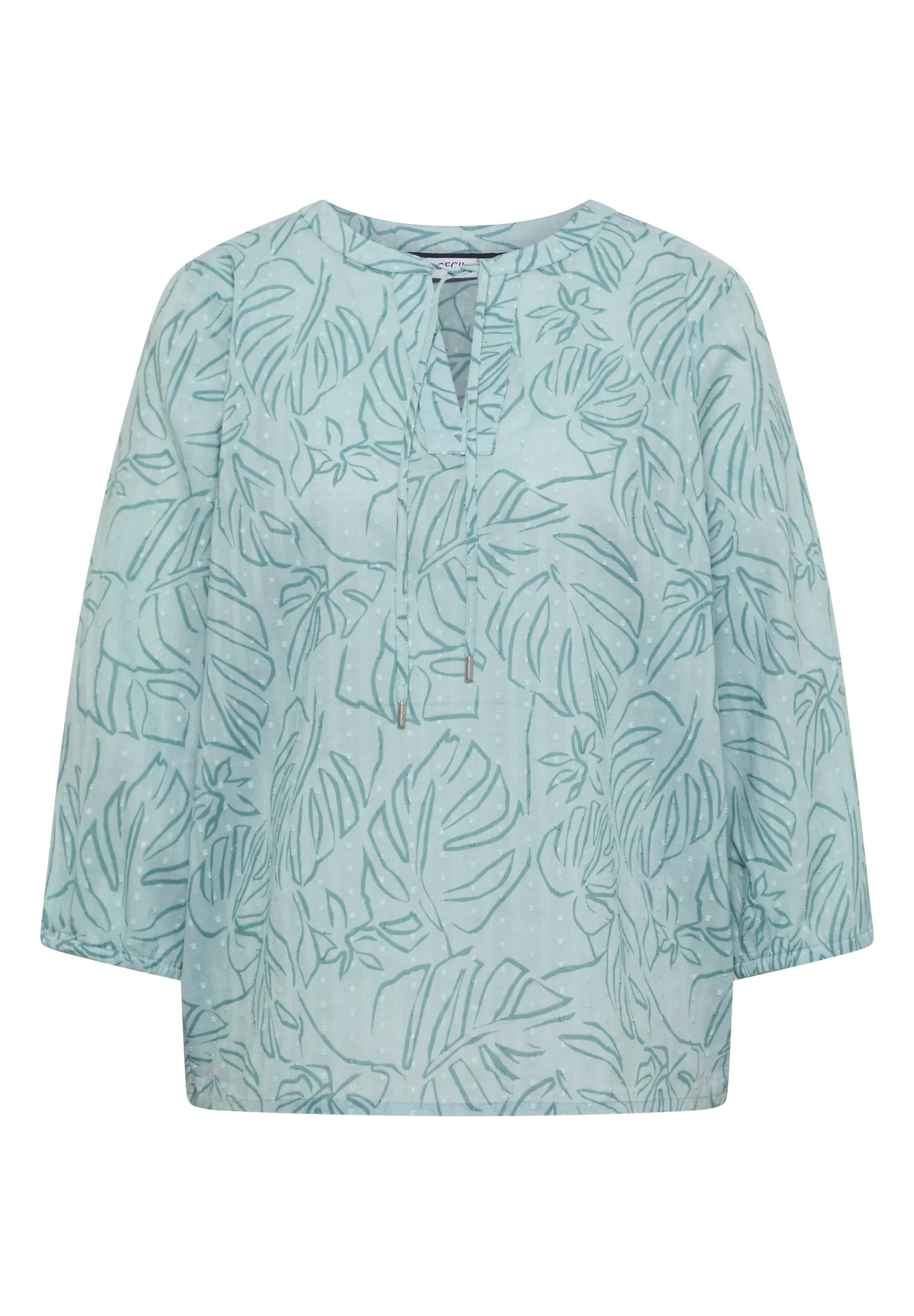 Tunika-Bluse aus Baumwolle