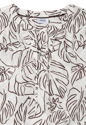 Tunika-Bluse aus Baumwolle