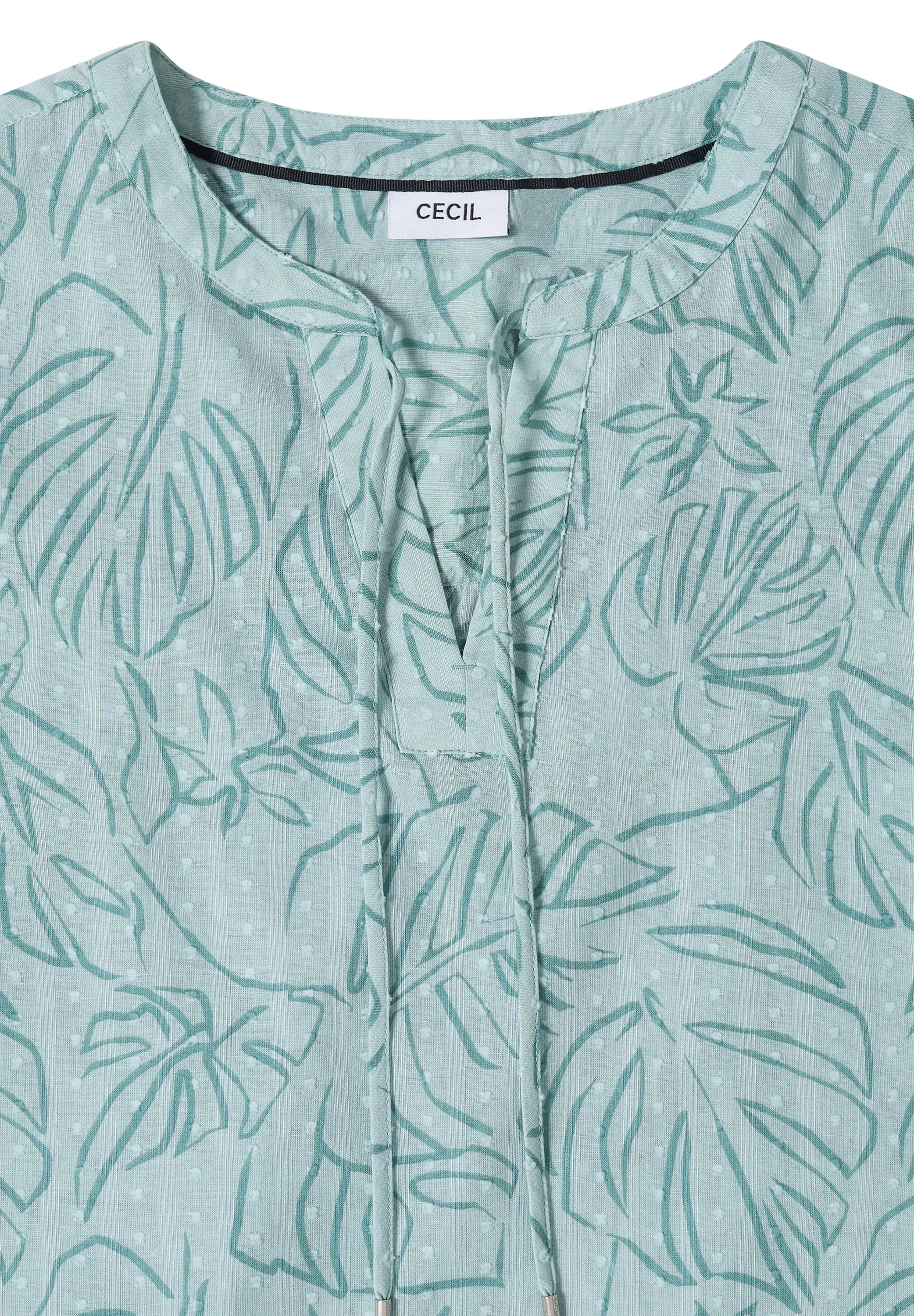Tunika-Bluse aus Baumwolle