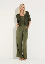 Strick-Cardigan Boxy Fit