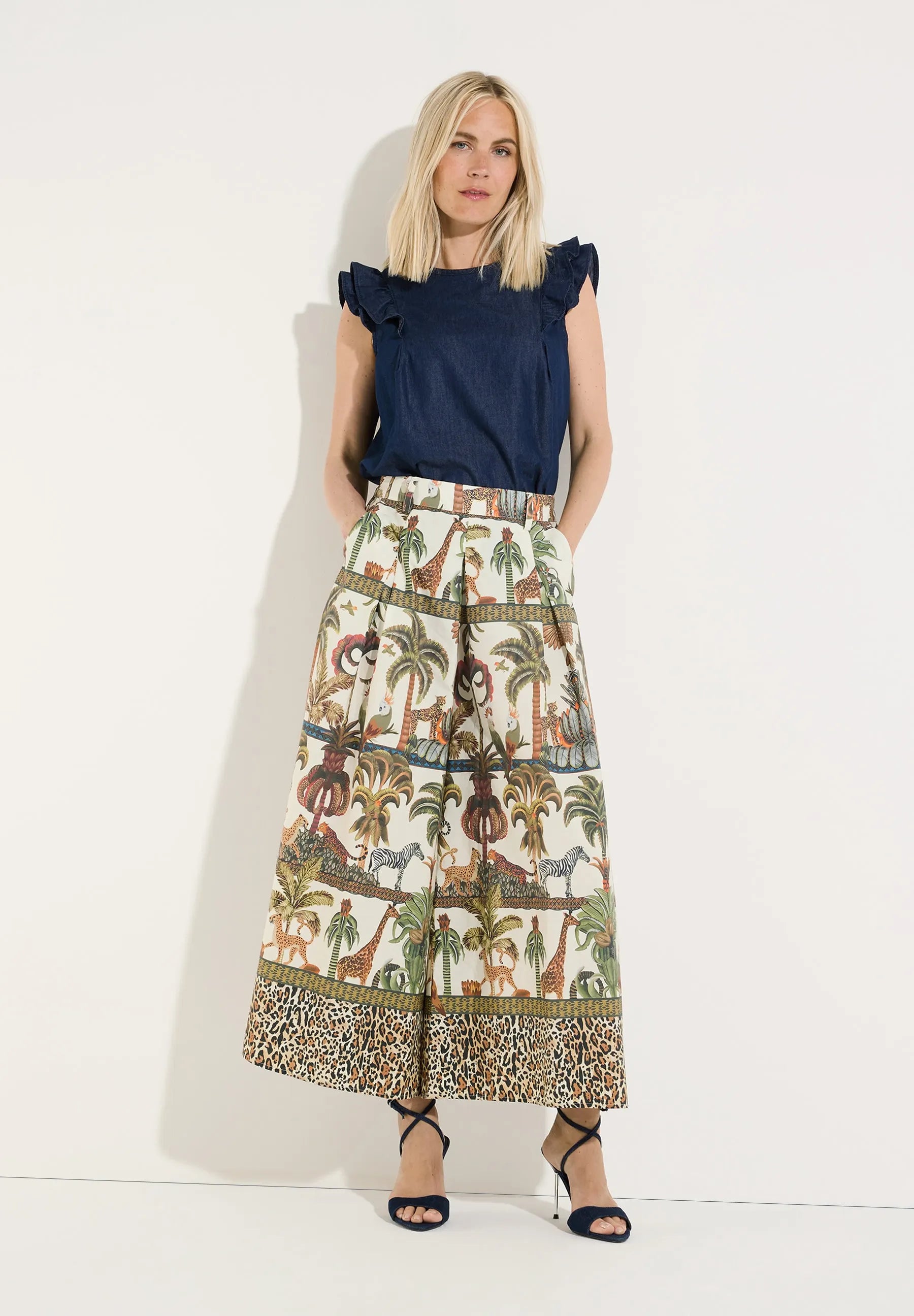 Schlupfhose Wide Leg