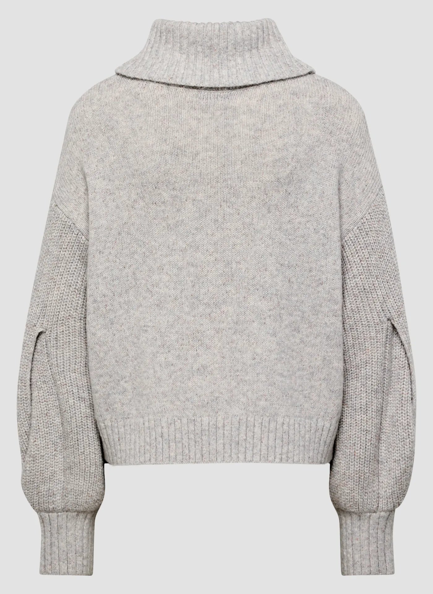 Strickpullover mit Rollkragen