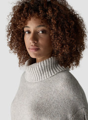 Strickpullover mit Rollkragen