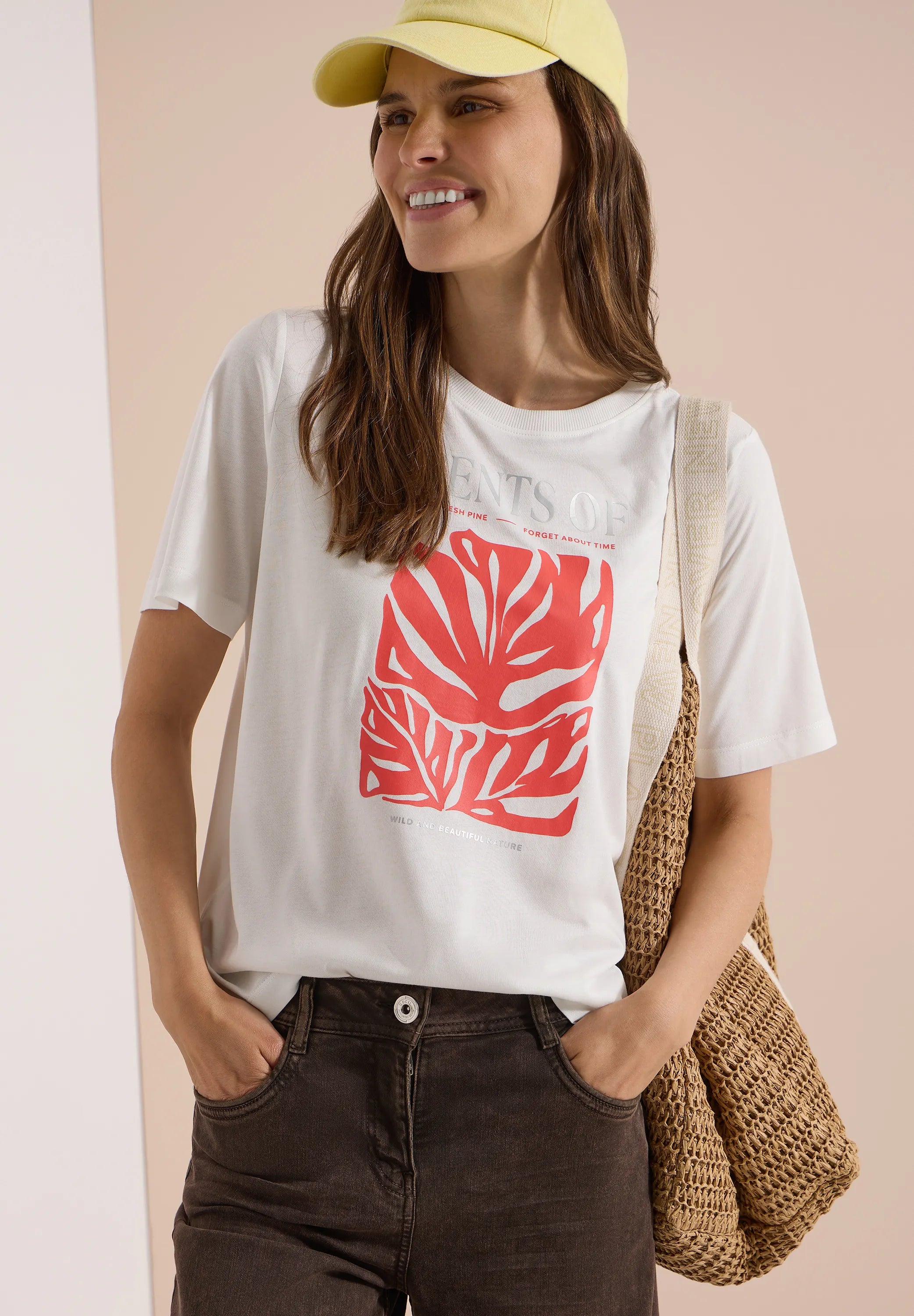 T-Shirt aus Baumwollmix
