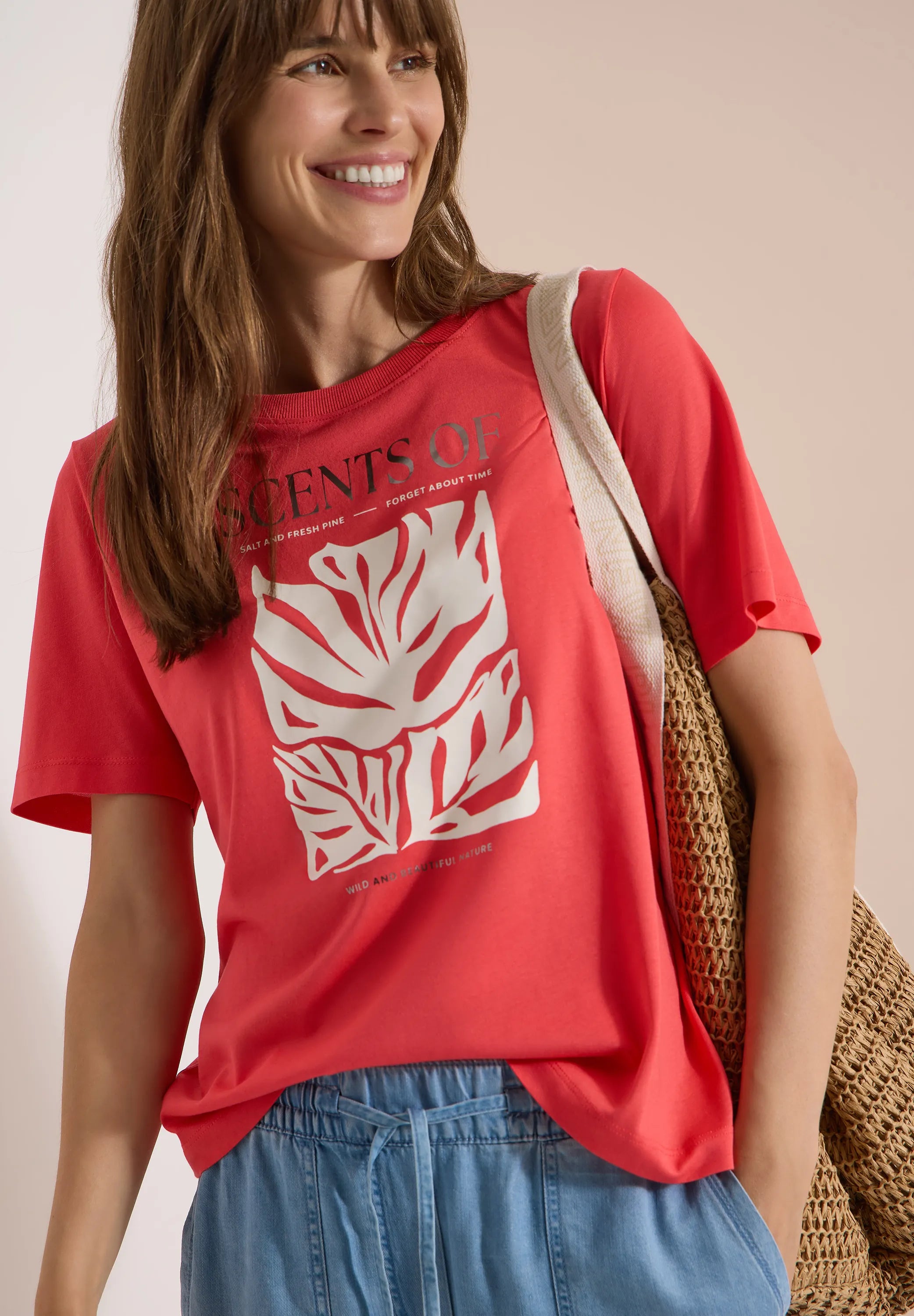 T-Shirt aus Baumwollmix