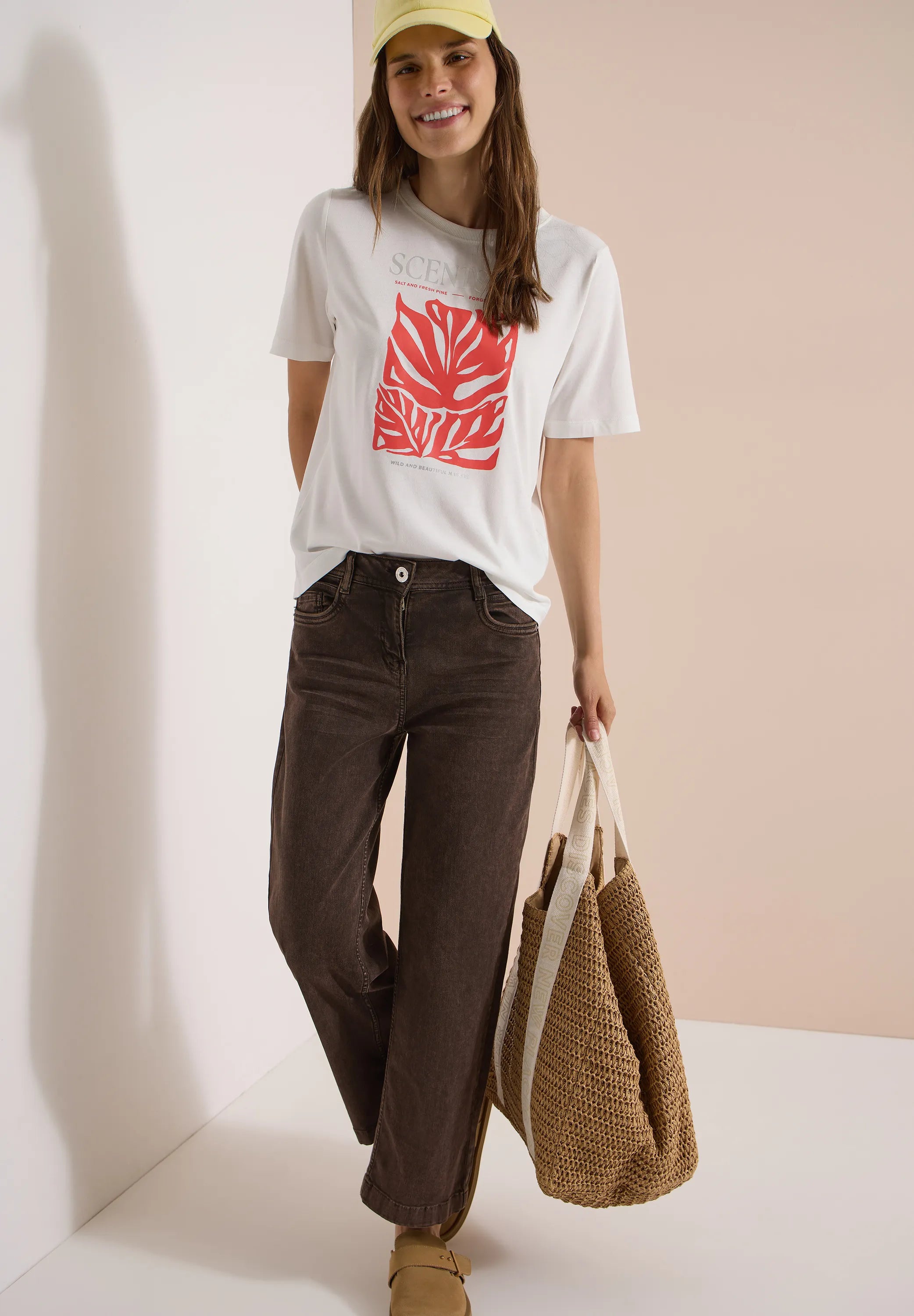 T-Shirt aus Baumwollmix