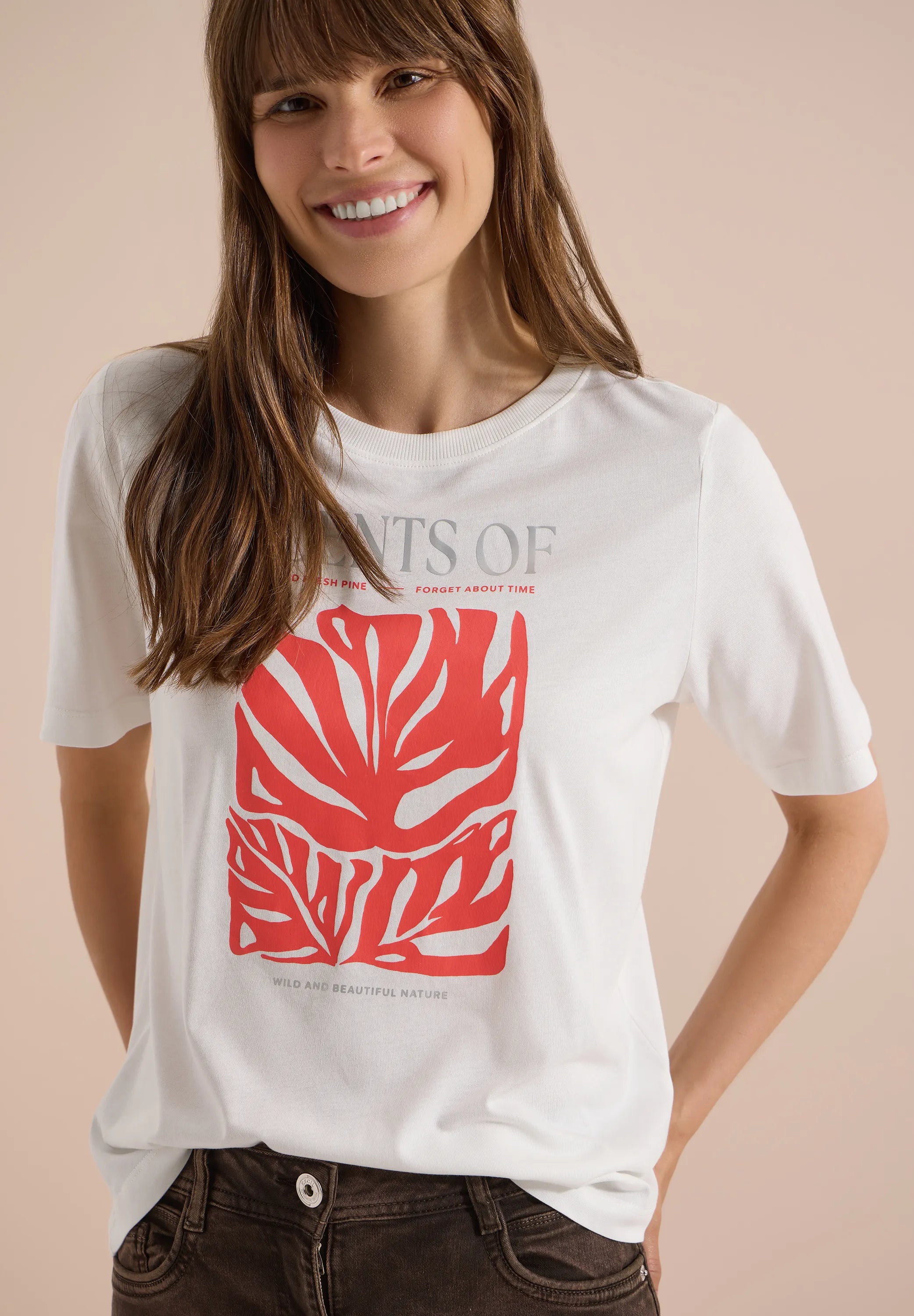 T-Shirt aus Baumwollmix