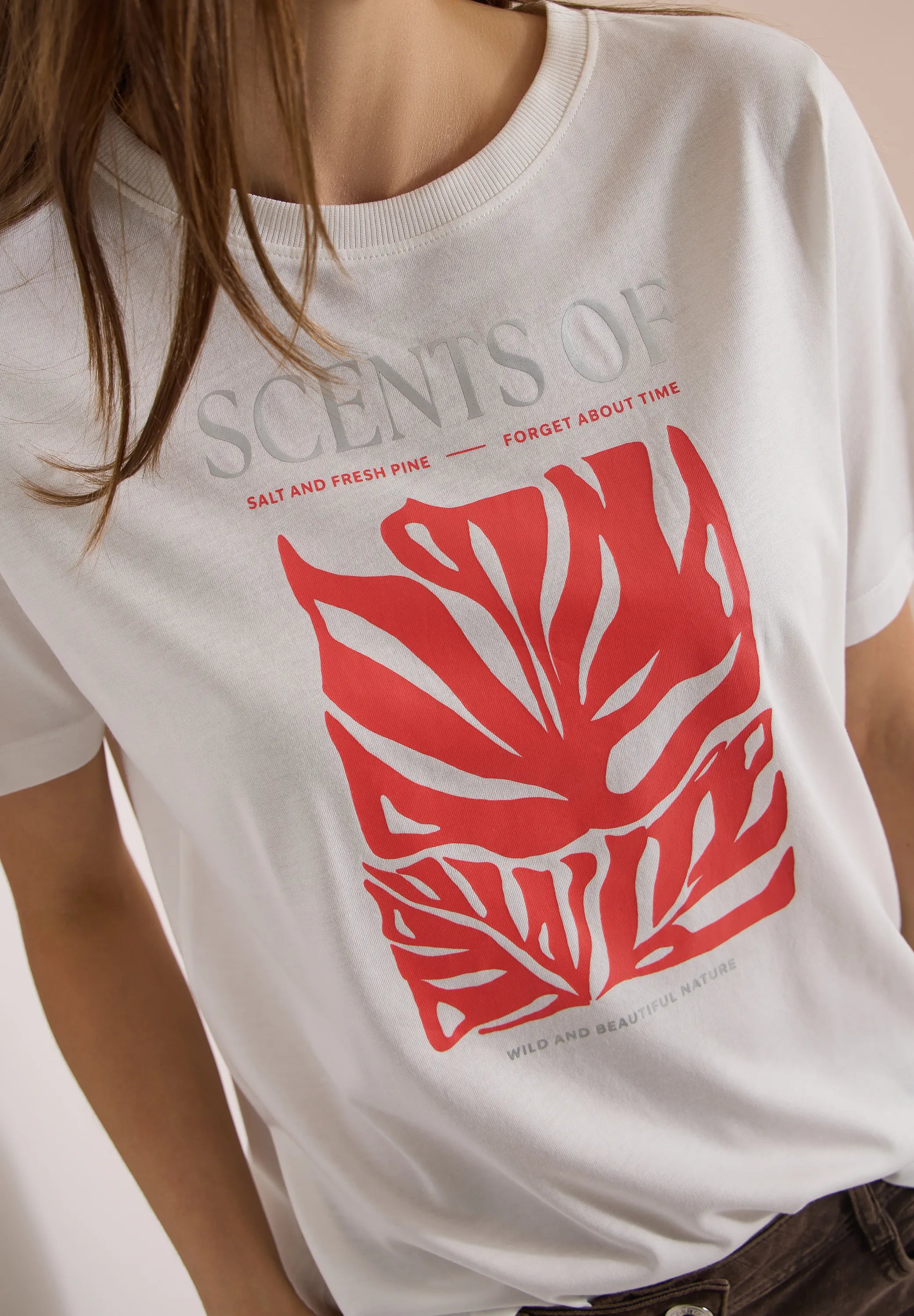 T-Shirt aus Baumwollmix
