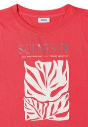 T-Shirt aus Baumwollmix