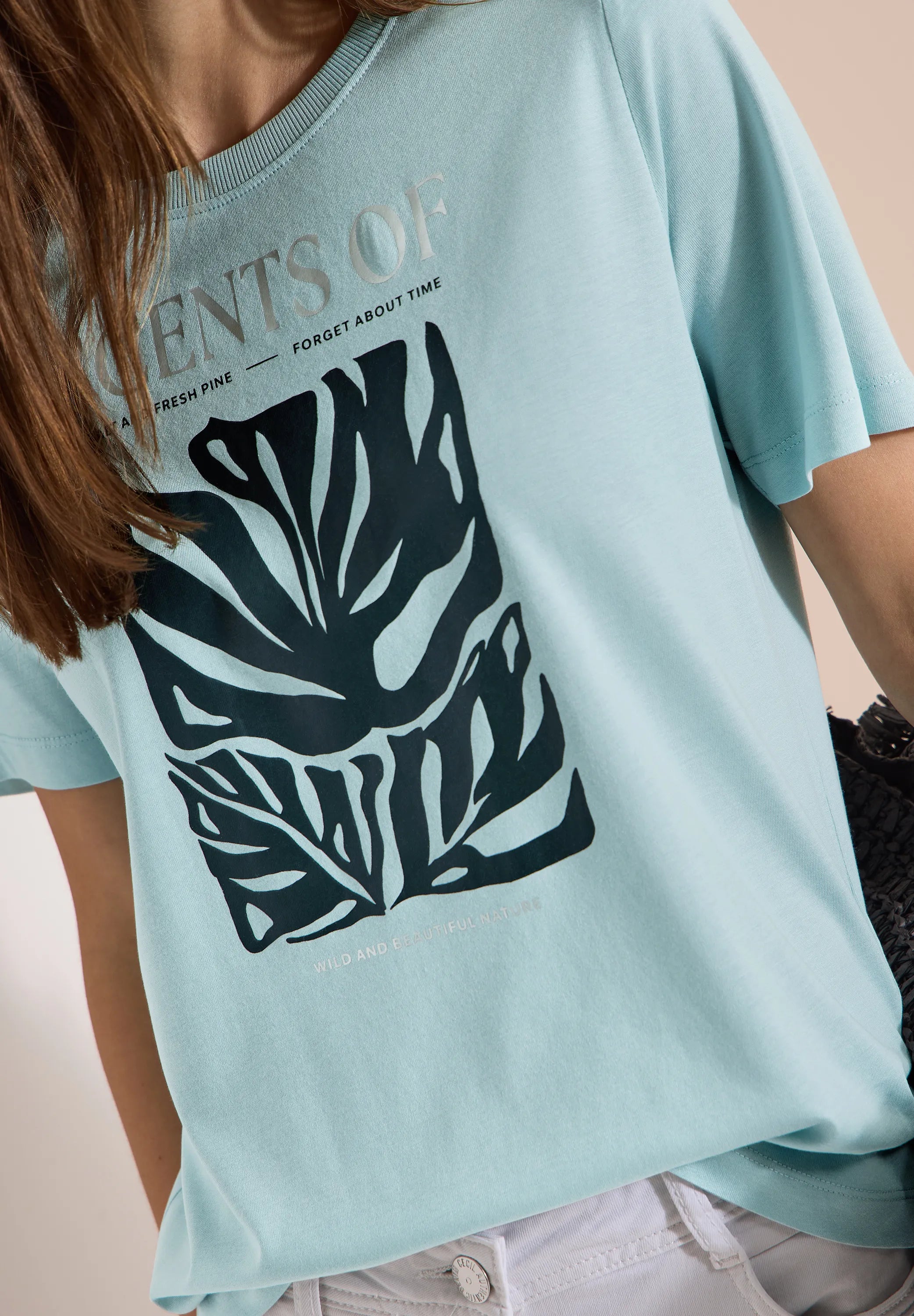 T-Shirt aus Baumwollmix