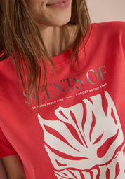 T-Shirt aus Baumwollmix