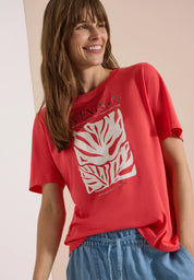 T-Shirt aus Baumwollmix