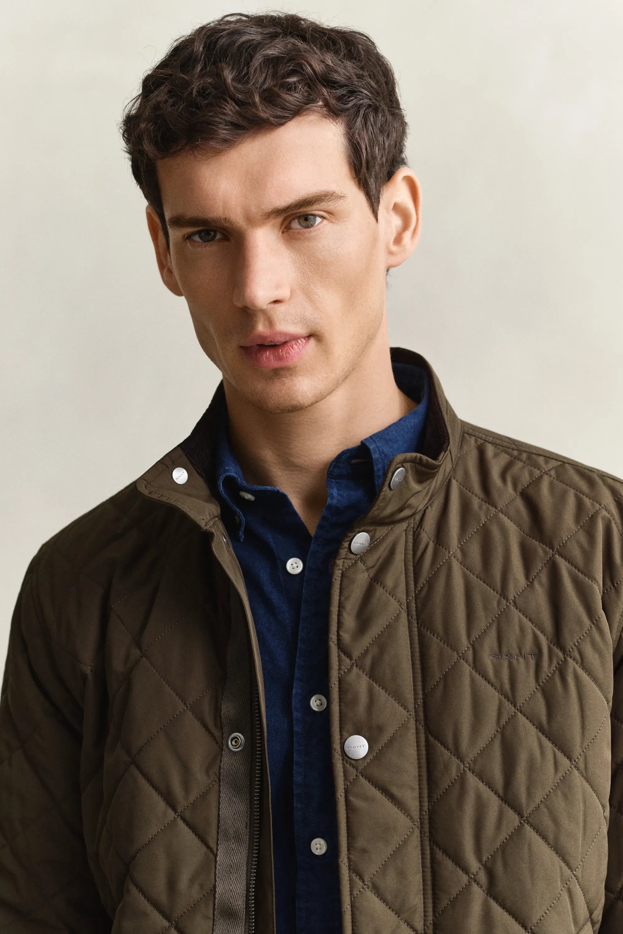 Steppjacke mit Stehkragen