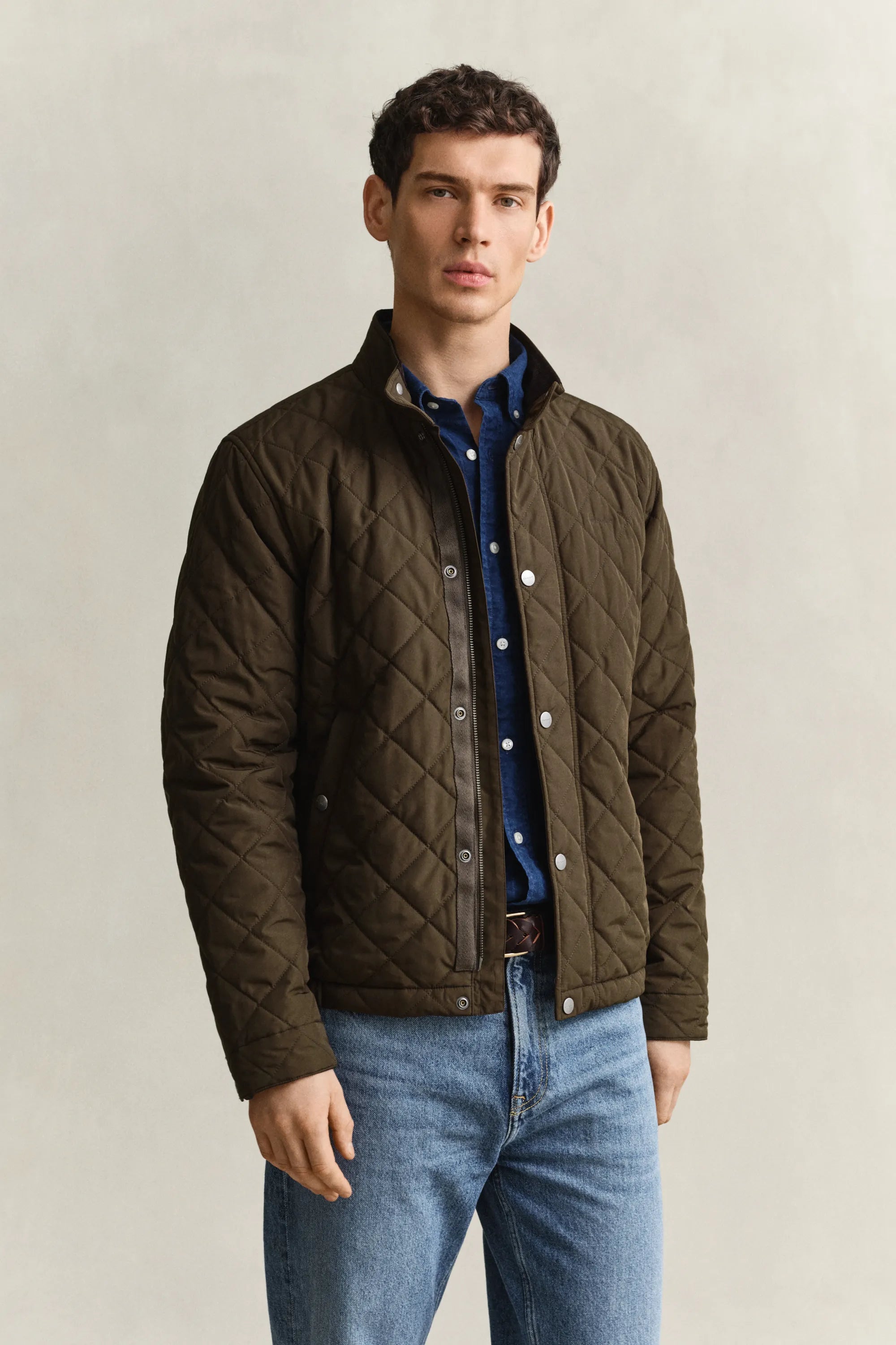 Steppjacke mit Stehkragen