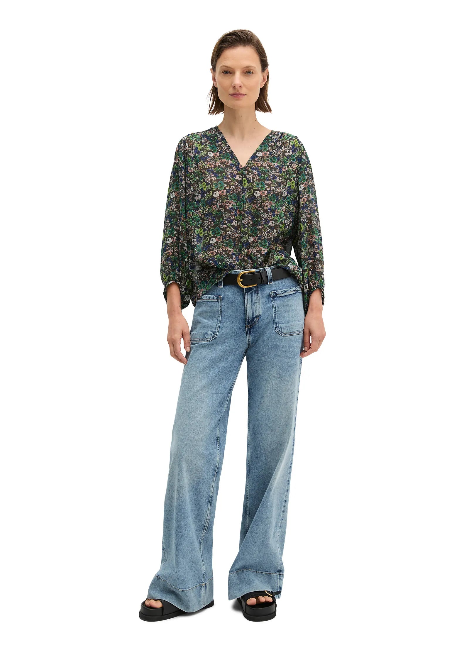 Bluse Relaxed Fit aus Viskose