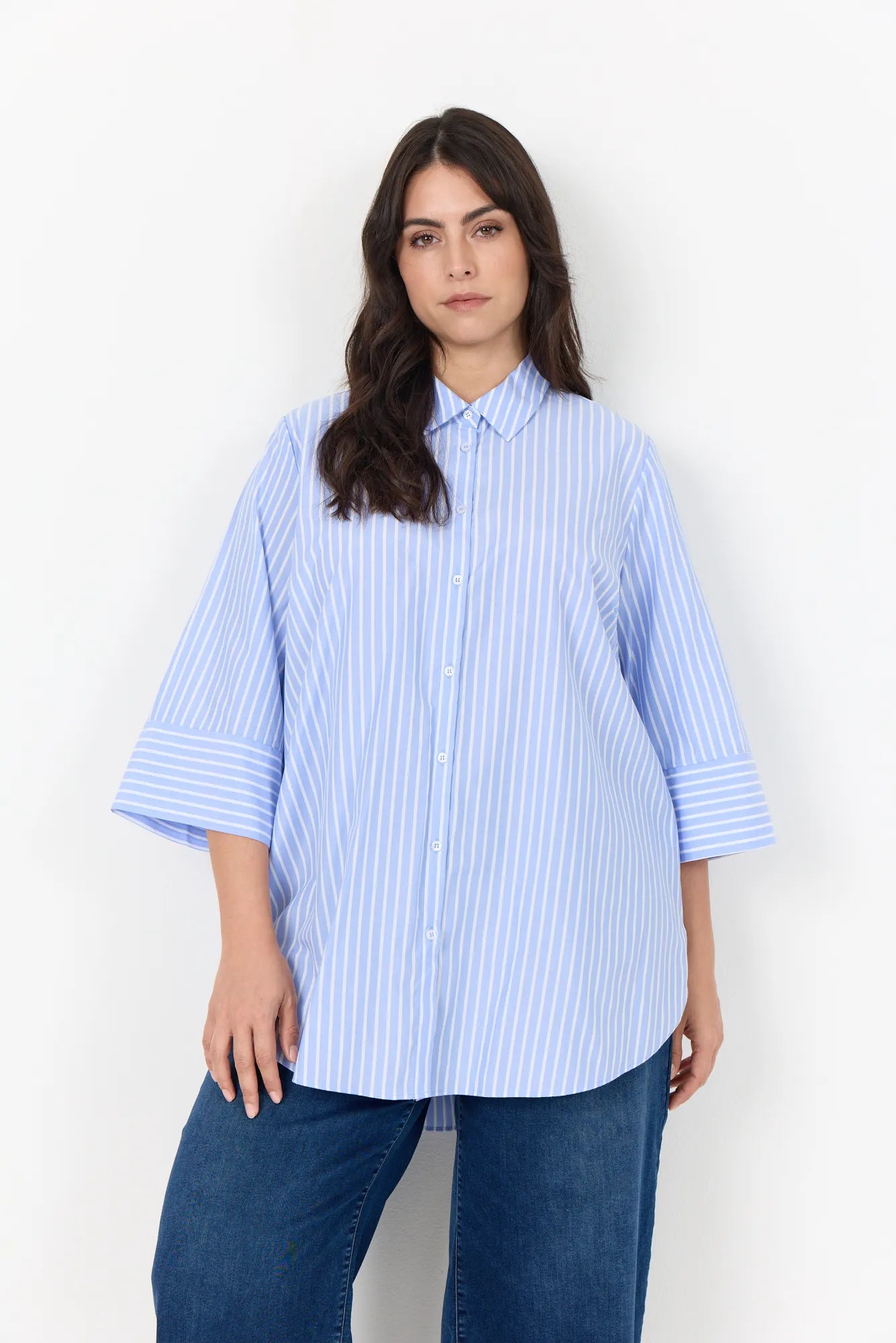 Bluse aus Viskosemix