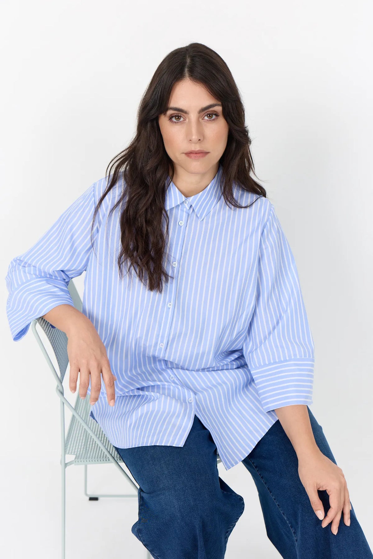 Bluse aus Viskosemix