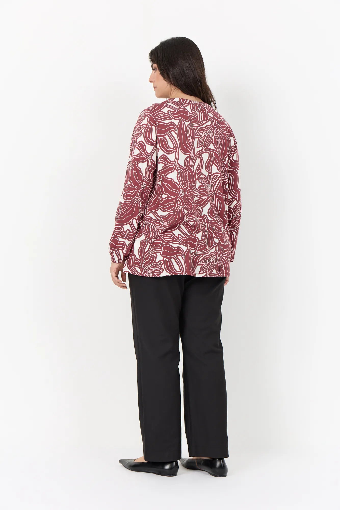 Bluse aus Baumwollmix