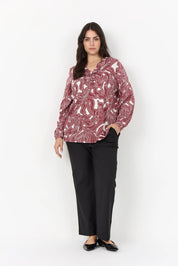 Bluse aus Baumwollmix