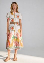 Sommerkleid Midi aus Baumwolle