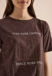 T-Shirt aus Baumwollmix