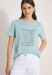 T-Shirt aus Baumwollmix