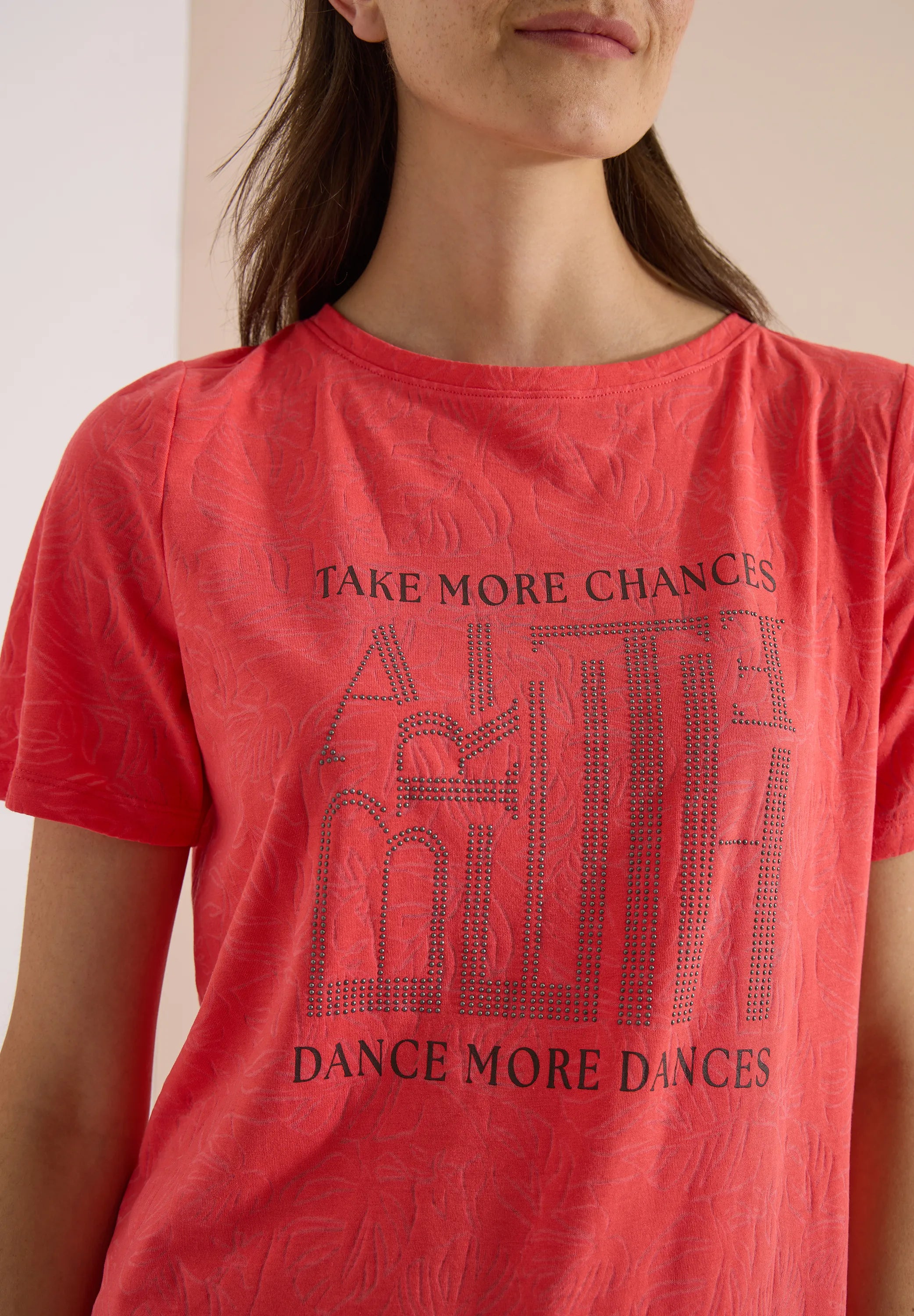 T-Shirt aus Baumwollmix