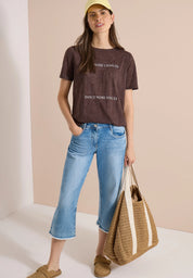 T-Shirt aus Baumwollmix
