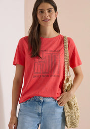 T-Shirt aus Baumwollmix