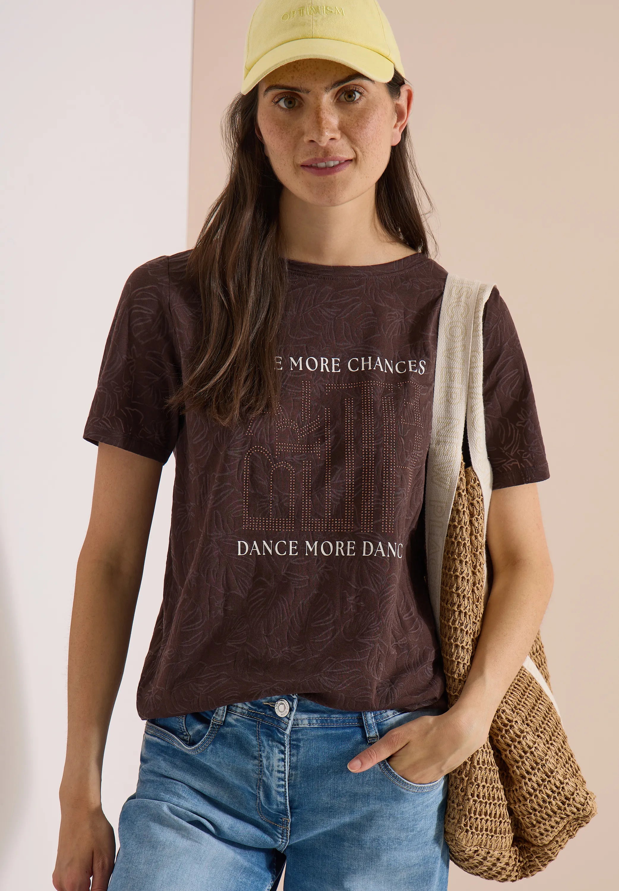 T-Shirt aus Baumwollmix