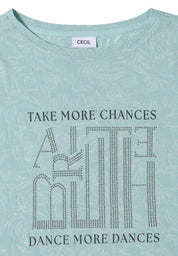T-Shirt aus Baumwollmix