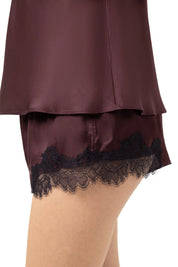Top mit Spitzen-Details