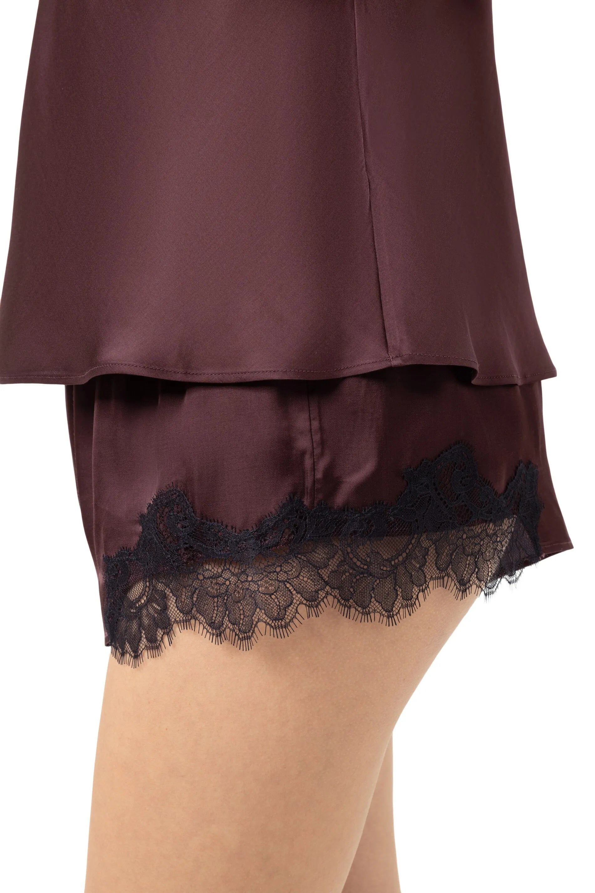 Top mit Spitzen-Details