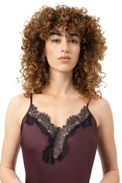 Top mit Spitzen-Details