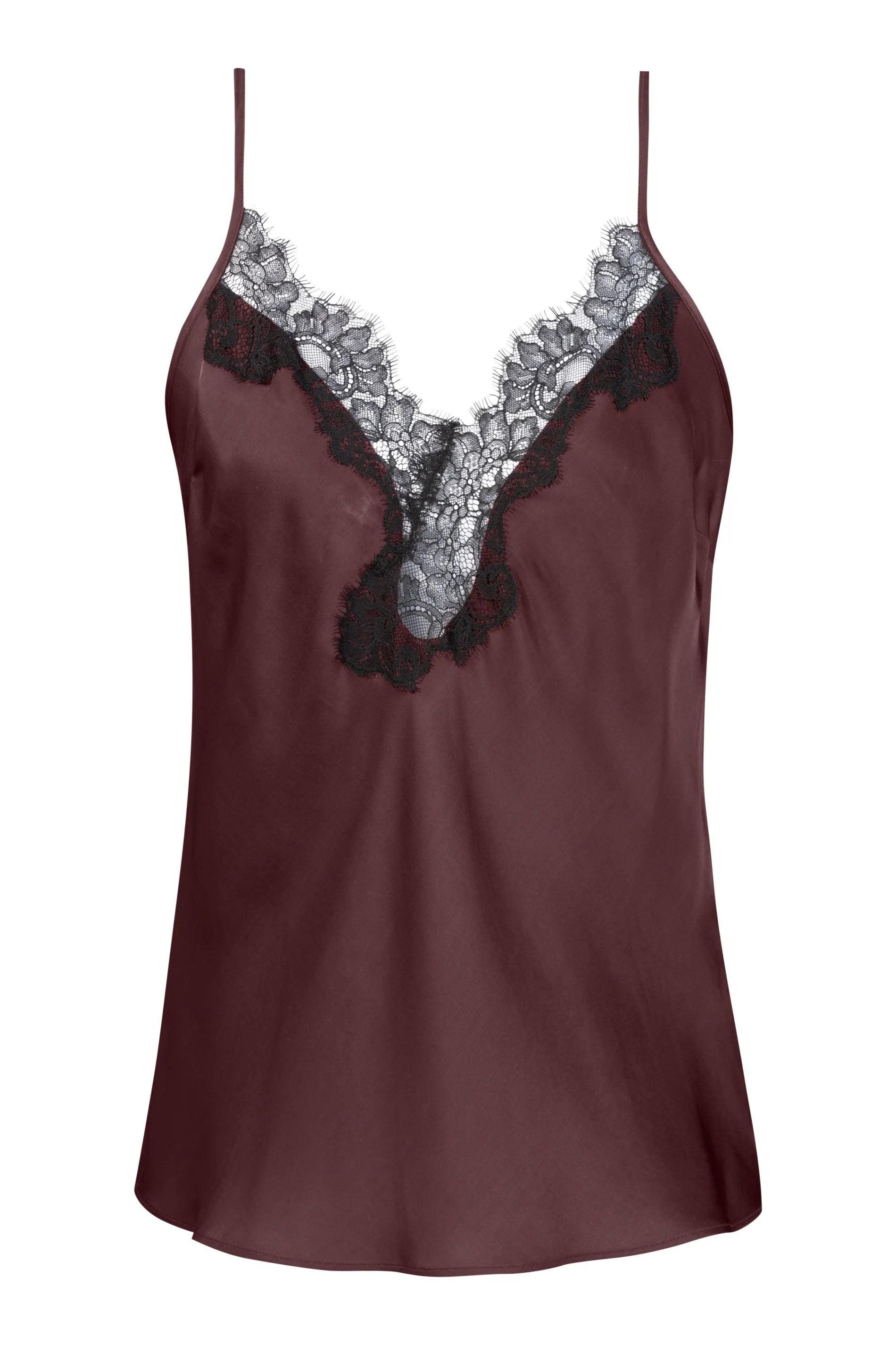 Top mit Spitzen-Details