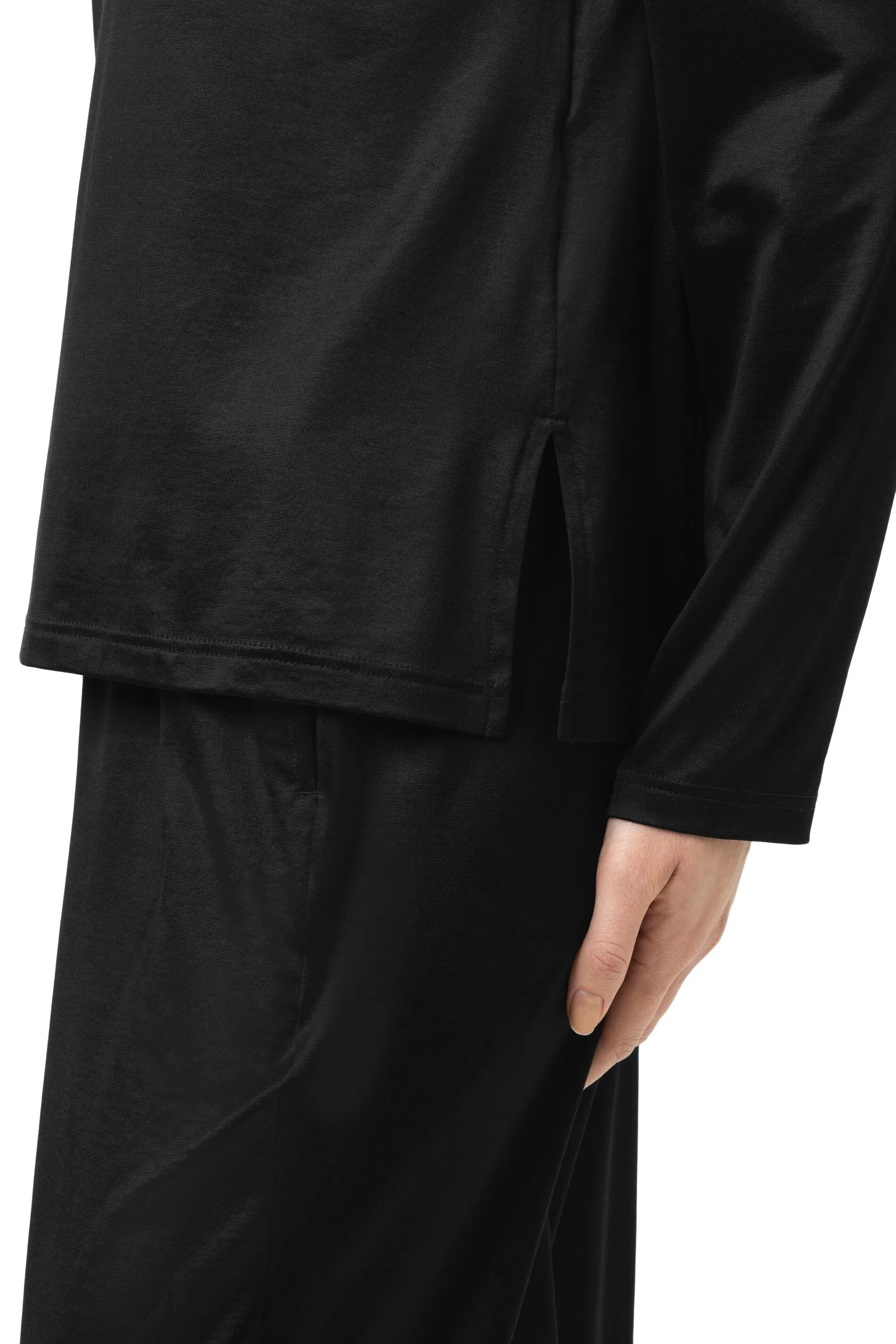 Langarmshirt aus Viskosemix