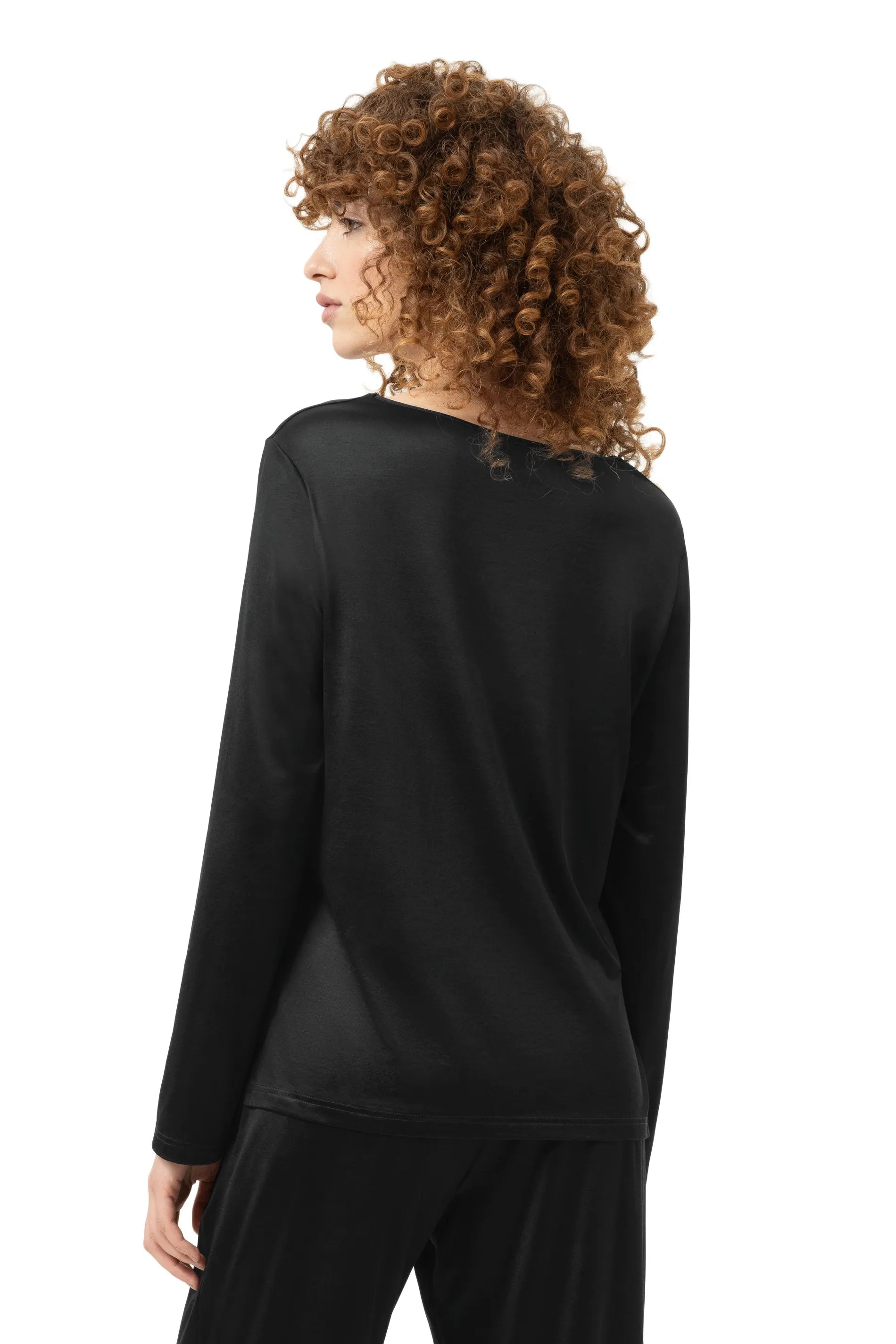 Langarmshirt aus Viskosemix