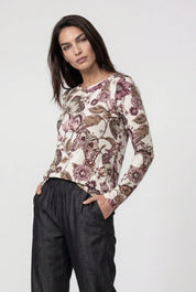Langarmshirt aus Baumwollmix